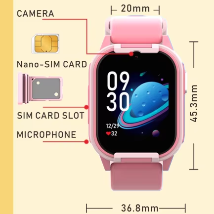 Premium Ultra Small GPS 4G  Smartwatch GCT24